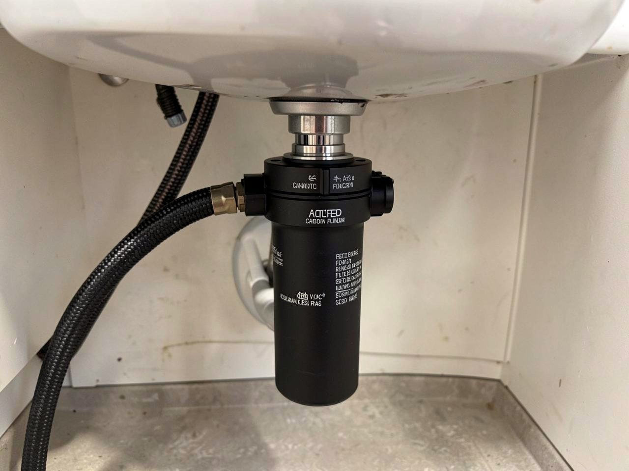 Activated carbon filter used in home water systems