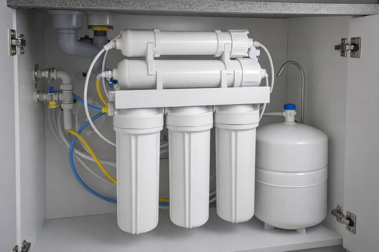 - Full House Water Filtration Reverse osmosis system installed in Sydney home