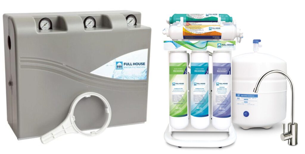 Comparison of whole house water filter vs reverse osmosis water filter for Sydney homes