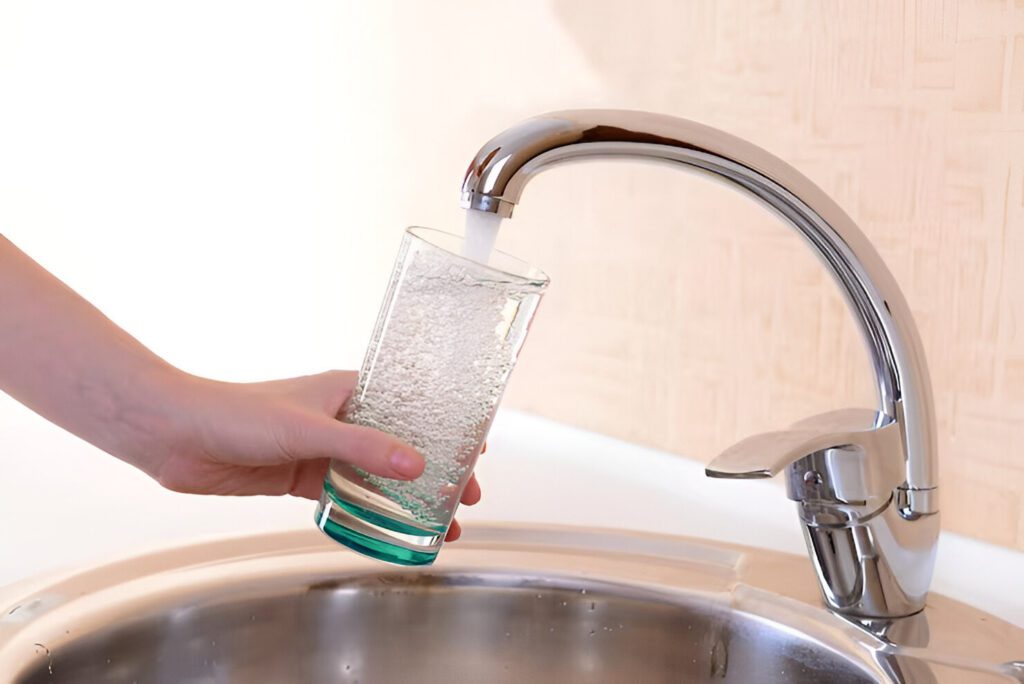 Fluoridated tap water used in Australian households