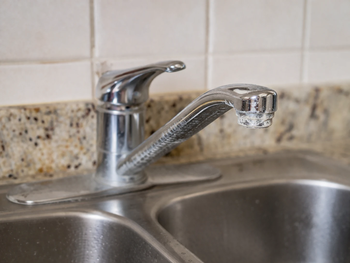 Mineral scale buildup caused by poor water quality